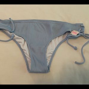 NWT Victoria’s Secret PINK Ribbed Side Tie Bottom